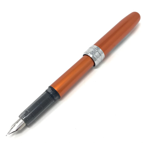 Platinum Plaisir Fountain Pen - Orange - 0.3mm Fine Nib